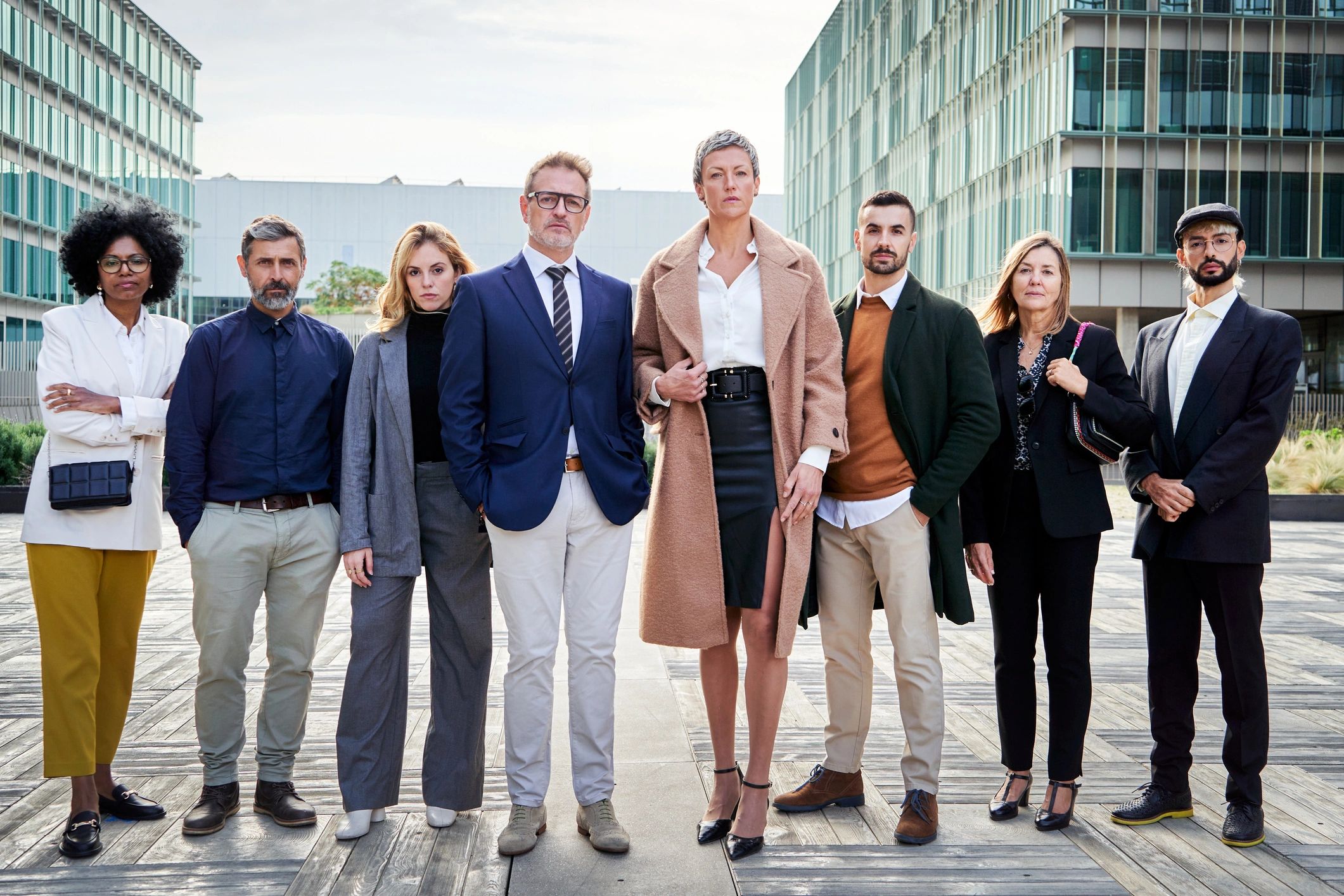 Confident professionals representing residential and personal cybersecurity support