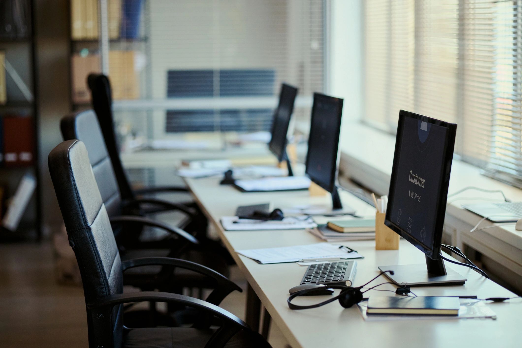 Operations center screens representing continuous cybersecurity monitoring
